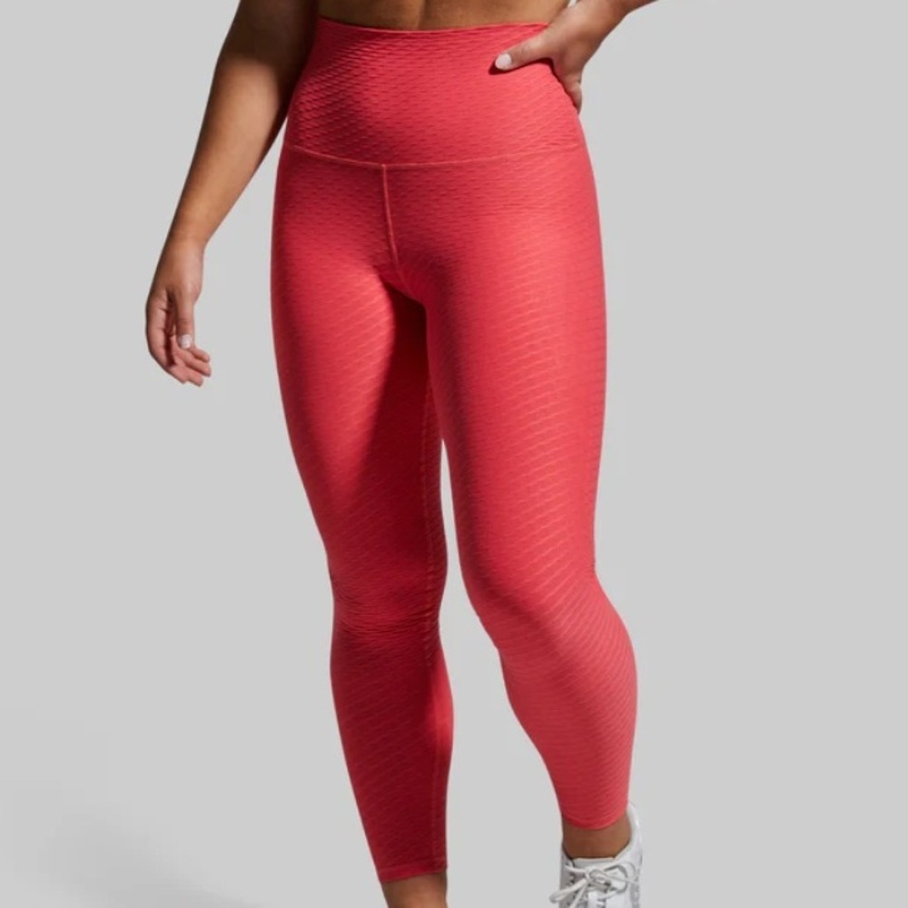 Born Primitive Women's Medium Orange Paragon High Waist‎ Leggings Athleisure Gym